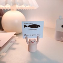 ins office desk pig pig inspirational message refueling ornaments desktop healing decoration raise hands dormitory PIG PIG PIG