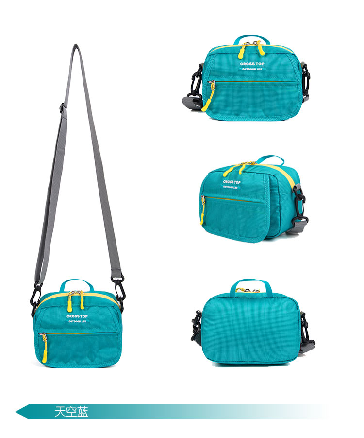 Túi đựng máy ảnh Crosstop ngoài trời 2L Mini Vai hàng ngày Túi Messenger Túi xách tay cặp sách
