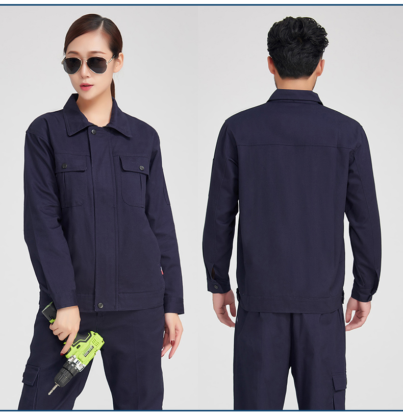 Quần yếm cotton phù hợp với nam dài tay hàn điện sửa chữa tự động chống cháy nổ trang web dụng cụ bảo vệ quần áo dày mùa thu và mùa đông các kiểu đồ bộ đẹp