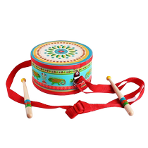 djeco children baby mambo chameleon hand drummer beat drum music toy baby drumming tambourine