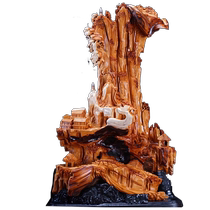 Taihang Thuja incense road reverse flow incense root carving ornaments natural aged materials hand-carved climbing and far-reaching crafts