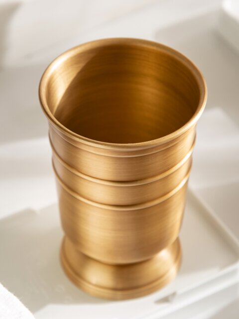 American all-copper bathroom toiletries set, drain toothbrush cup holder, mouthwash cup, press hand sanitizer bottle storage