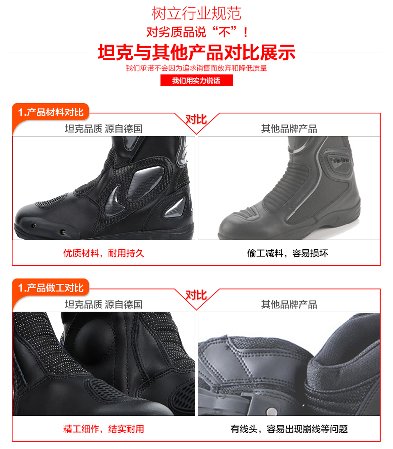 Chaussures moto TANKED RACING T05009 - Ref 1390227 Image 14