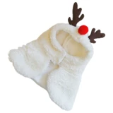 Рождественский плащ, шапка, воротник, накидка, милый аксессуар