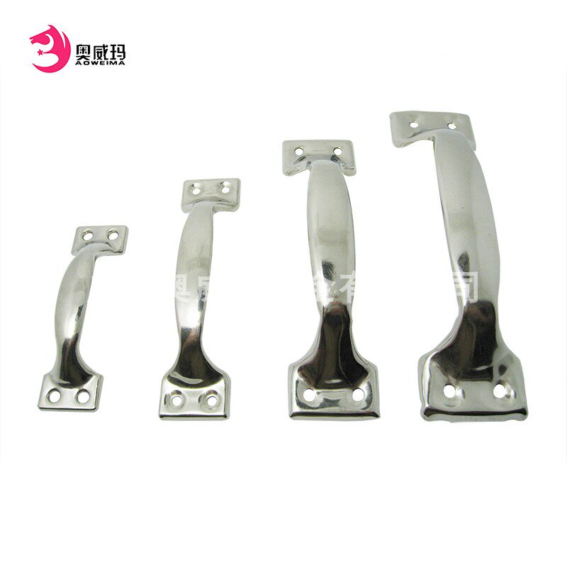 Old surface handle Stainless steel bow handle Curved bridge cabinet door handle Drawer overall cabinet handle