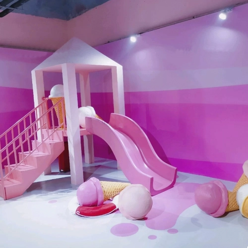 Мороженое 11 лет магазин 19 цветов мороженое эскимо мороженое макарон летнее украшение витрины торговый центр окно dp точка сцена атмосфера макет реквизит