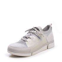 clarks Qi Le mens shoes TriVerve Free autumn fashion three-petal bottom breathable casual fly woven sneakers