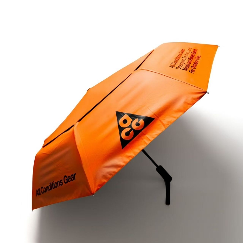 Nike Acg All-Weather, All-Terrain, Orange Outdoor, Rain or Shine, Weather-Resistant Umbrella