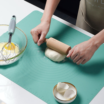 Silicone mat knead mat food grade home flour and panel big horn thickened anti-slip rolling pad baking mat case plate