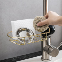 Lugu Chuan ins Bathroom faucet drain rack Kitchen supplies pylons Sink sponge rag drain rack