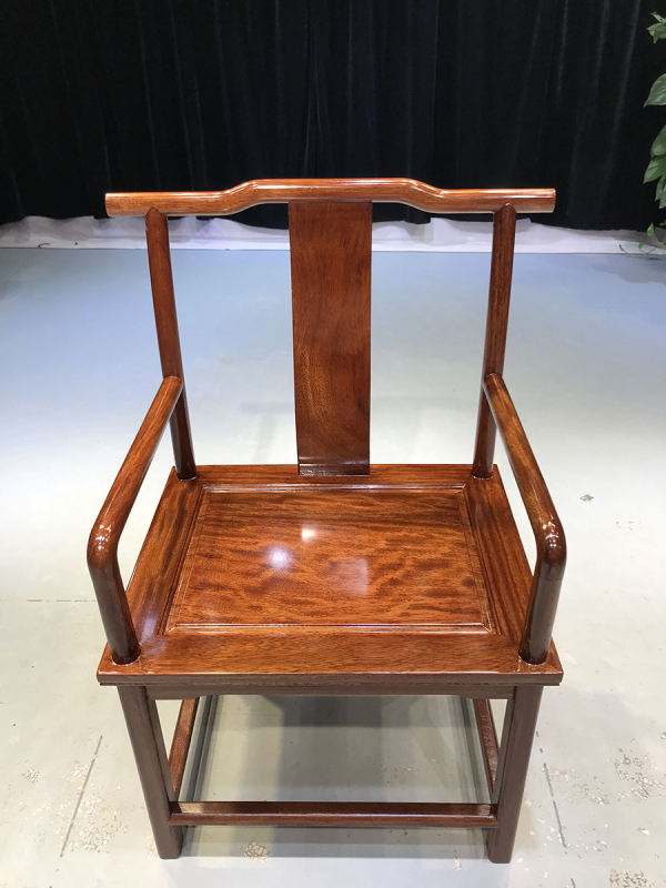 Full solid wood leaning back chair Main chair red Tali log tea chair dining chair owner large plate chair guests chair Hood Chair Circle Chair