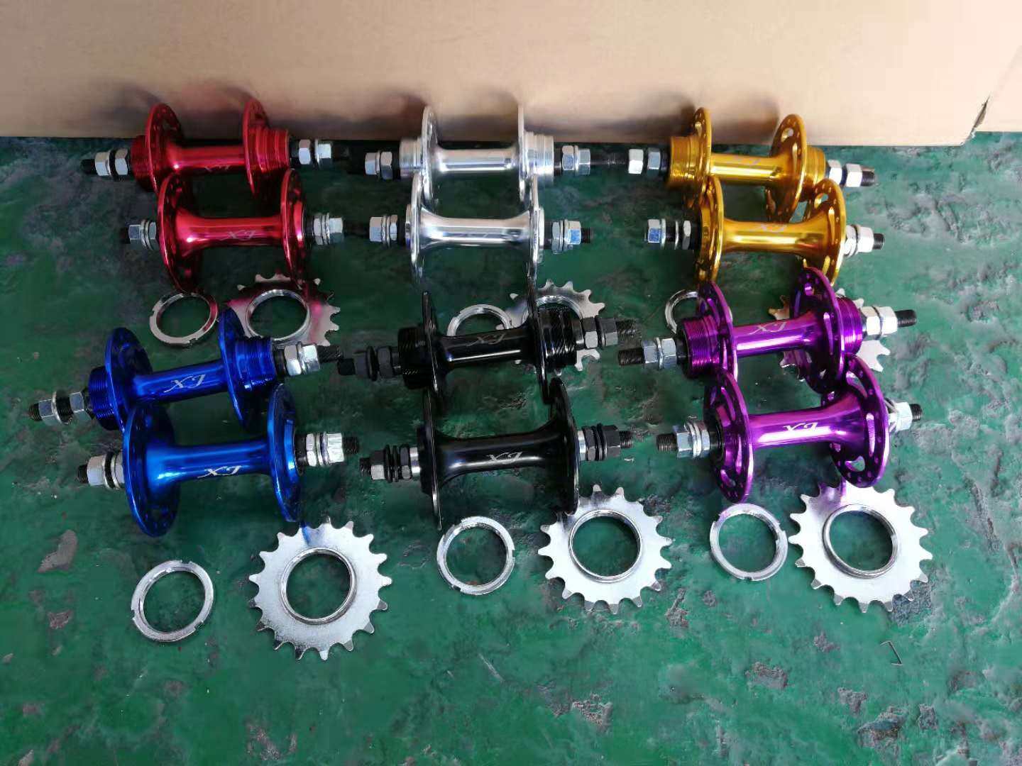 XJ Brand Inverted riding real dead Flying Palin Flower Drum 32 holes 36 holes with built-in bearings