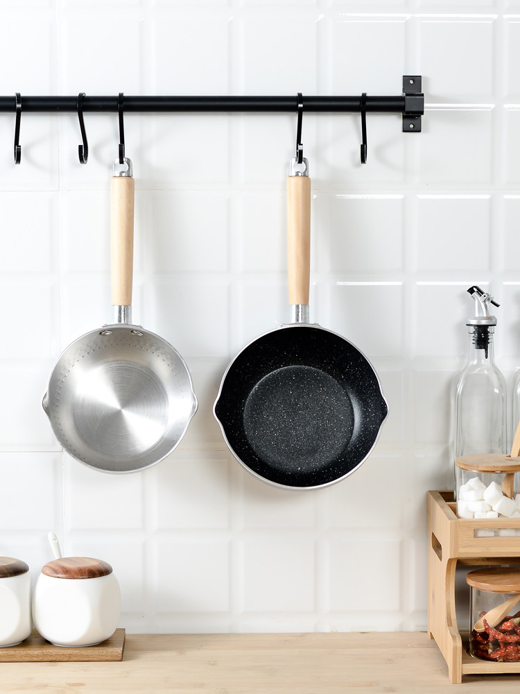 Induction cooker universal Japanese-style snow pan instant noodle pot Maifan stone non-stick pan fried egg pan porridge hot milk household small pot