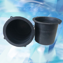 PVC drainage embedded part installation engineering black flower pot hole pipe fittings 100150200 bushing thickened material