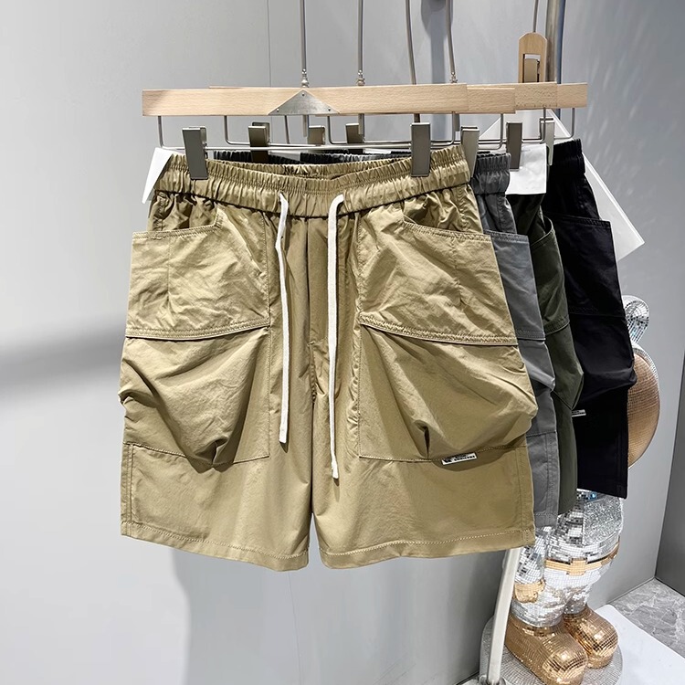 Great Products from Guangzhou! Looks Great On! Trendy and Versatile Summer Men's Shorts, Loose-Fitting Five-Point Pants 8505