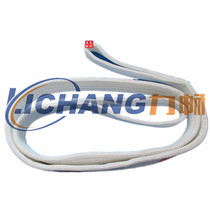 Polypropylene hoisting belt industrial lifting belt double buckle white pickling polypropylene sling industrial sling belt