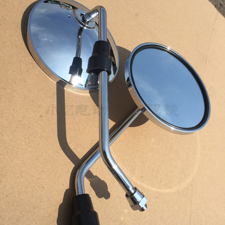 Electric vehicle rear-view mirror Aima green source reflective mirror Yadi original fitting back mirror small tortoise king 8mm convex mirror