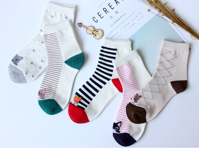 Vớ cotton nam cực vớ vớ ngắn vớ dễ thương mùa ngọt vớ mùa đông cô gái vớ vớ học sinh vớ nam vớ da
