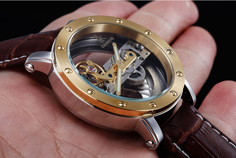 2016正品阿帕琦自动机械表手表镂空全自动男