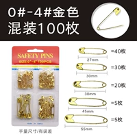 Золотая старомодная смешанная булавка