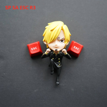  (JACK keyboard keycaps customized)SP ABS Mechanical keyboard personalized keycaps Red ESC SA R3 height