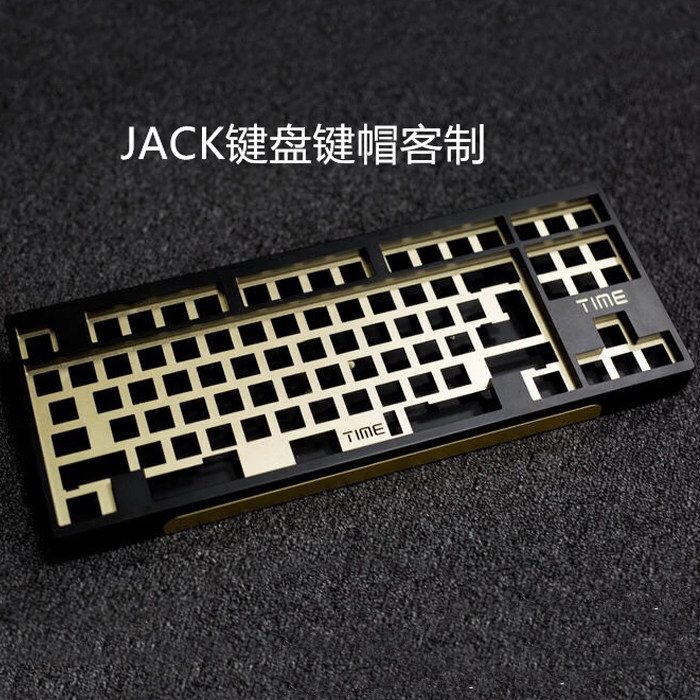 (JACK keyboard keycap custom) Time custom keyboard black gold New not set (sold out)