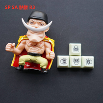  (JACK keyboard keycaps customized)SP ABS mechanical keyboard personalized keycaps Milk white green skull SA R3