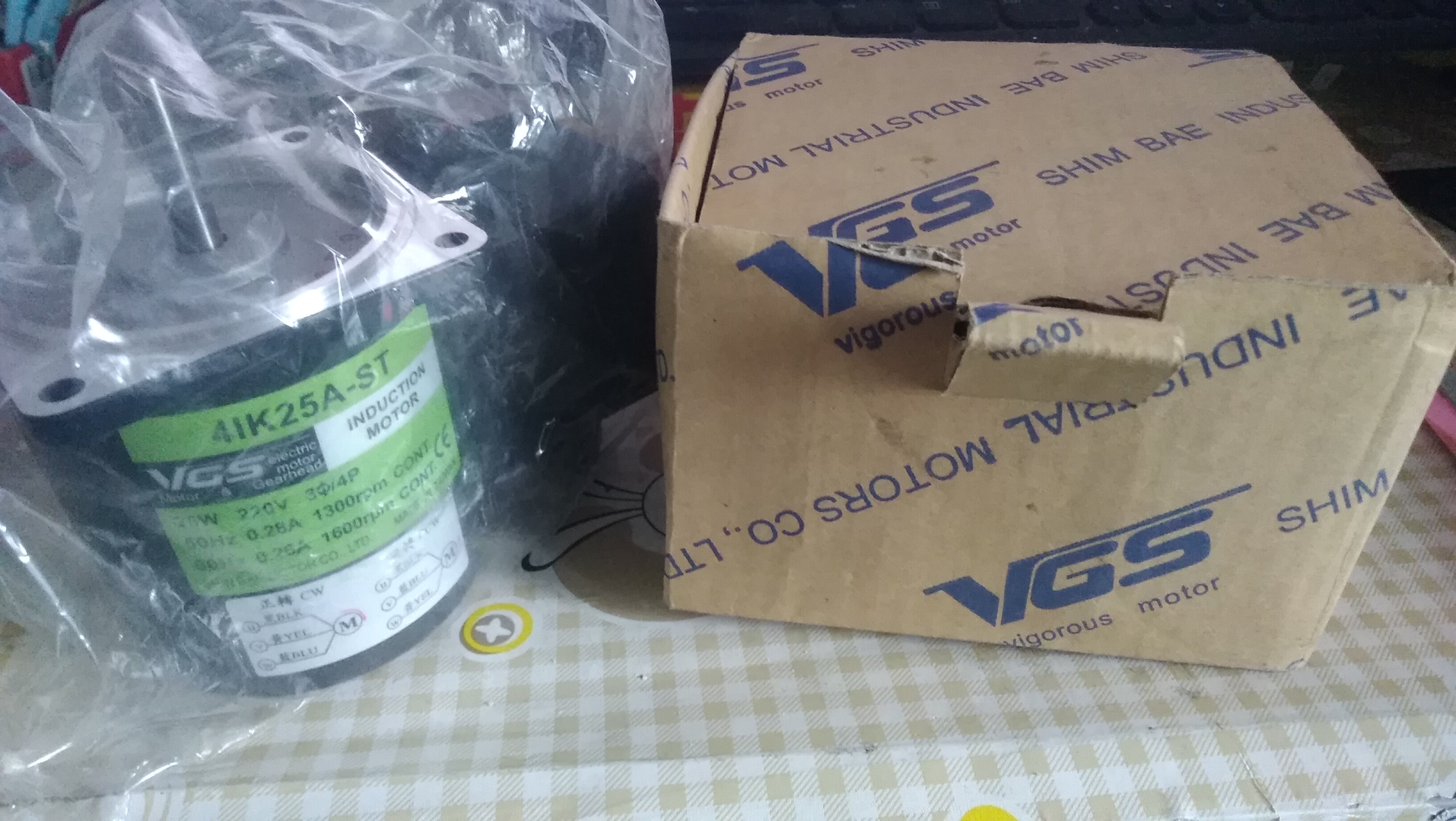 VGS motor motor speed reducer gear box 5IK120GUSDF5RK90GNYM5RK6090AGNGUSD