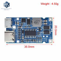 Type-C USB 2 strings -5 strings BMS 4 5V-15V 18W 2A Lithium battery charge support QC Quick charge