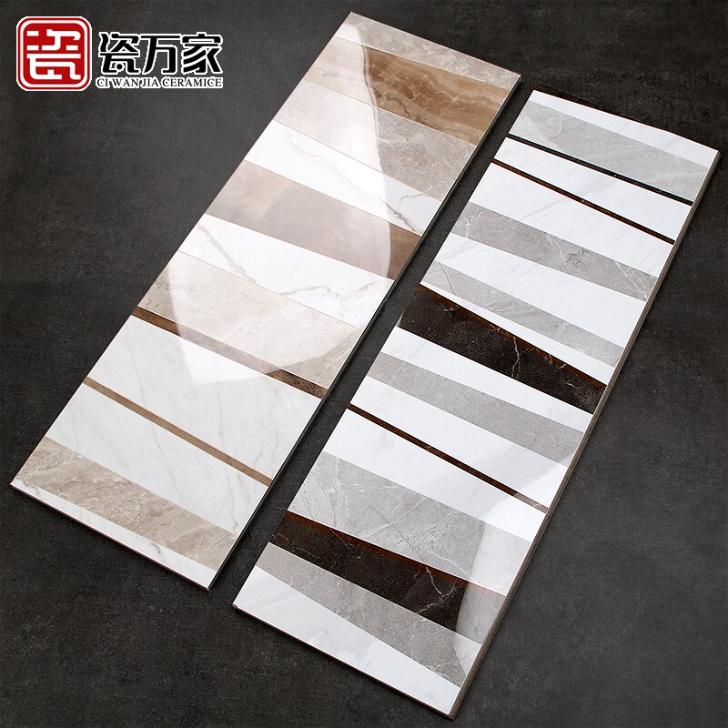 Nordic grey modern minimalist Total Throw Glazed Balcony Threshold Stone Living-room Bedroom Dressing Room Over Door Stone Tiles