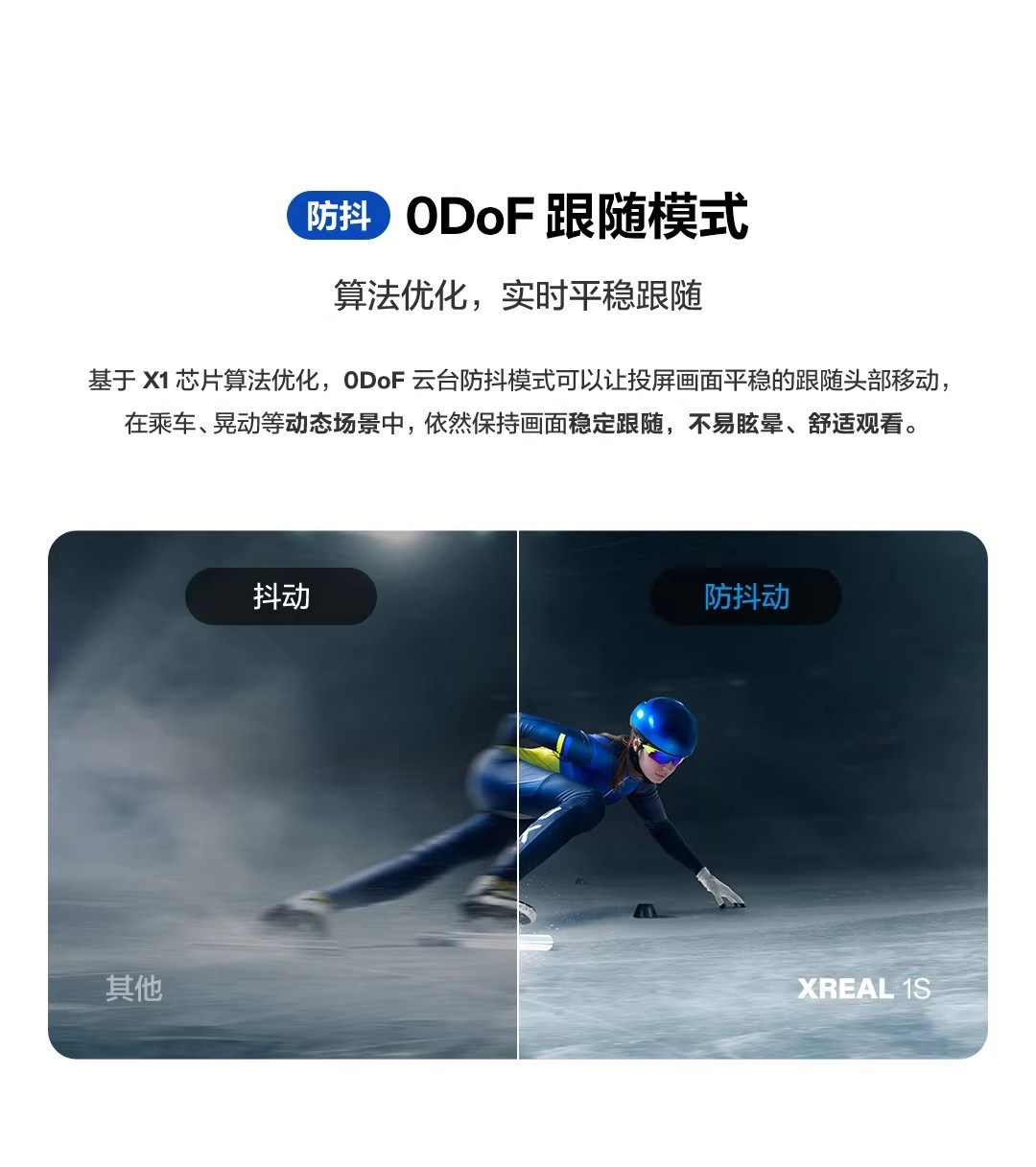 ar设备 xreal1s ar智能眼镜原生2d转3d自研x1芯片空中巨幕500英寸52度fov