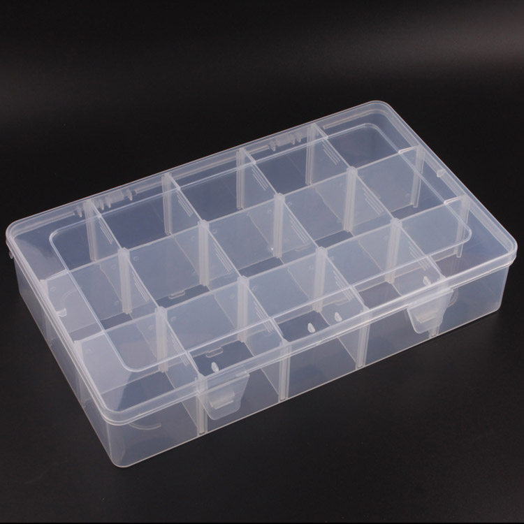 High quality extra large 15-compartment storage box electronic component box Lego box material box
