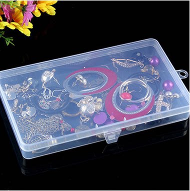 Empty box cosmetic storage box plastic large with lid rectangular parts box mobile phone outer box accessories