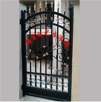 European-style courtyard door single and double open iron gate security door outdoor Villa courtyard door garden entrance door Community GATE