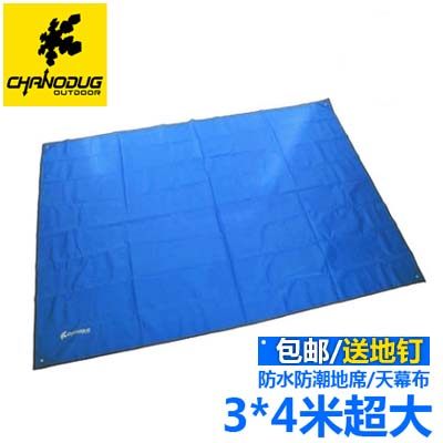 Summer Nordoggi Outdoor Tent Moistureproof Oxford 3 * 4 m Ground Floor Sky Curtain Large Waterproof Anti-Tide Mat