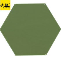 Clearance special outdoor camping camping rain cloth tent hexagonal mat moisture-proof mat floor cloth