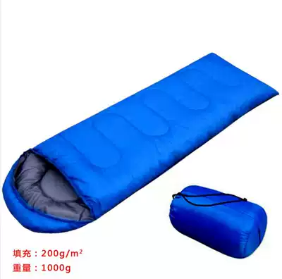Crazy grab spring summer envelope sleeping bag camping sleeping bag camping sleeping bag cotton sleeping bag outdoor sleeping bag Special