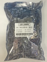 LED LED 8mm white hair blue bright long feet F8 white hair blue super bright 8mm blue light large aperture