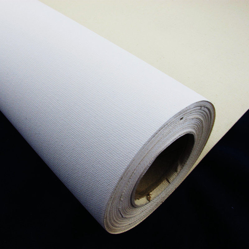 Water-based matte yellow solid pure cotton canvas indoor environmental protection without frame painting oil painting weak solvent polyester canvas