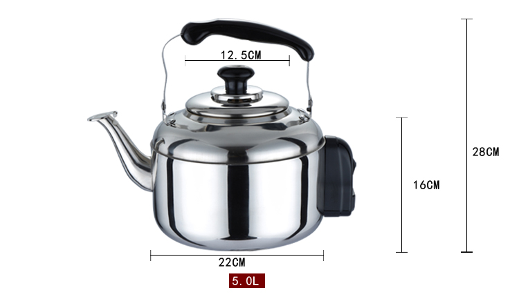 ấm siêu tốc lock&lock ejk341 Ấm đun nước điện công suất lớn hộ gia đình 304 thép không gỉ ấm điện tự động tắt nguồn ấm đun nước còi điện ấm đun nước - ấm đun nước điện bình siêu tốc amica