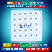 Ruixin Perforated Sound Absorbing Plate 30mm Compound Perforated Sound Absorbing Plate Ceiling Wall Soundproof Noise Reduction