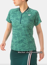 Yonex 2022 New Womens Tennis Short Sleeve Town Tennis Half Green Series