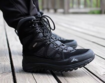 Mens outdoor snow boots hiking and mountaineering boots Northeastern cotton shoes ski boots winter waterproof non-slip warm velvet and thickened