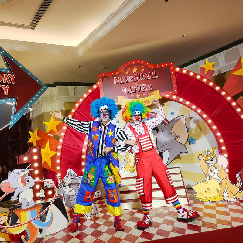 Guangzhou Shenzhen Clown Performance for Door-To-Door Birthday Parties, Children's Gatherings, Celebrations, Clown Brother Magic Balloon Show
