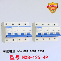 Chint Air Switch Household Small Circuit Breaker Protector NXB-125 4p 63A80A100A125A