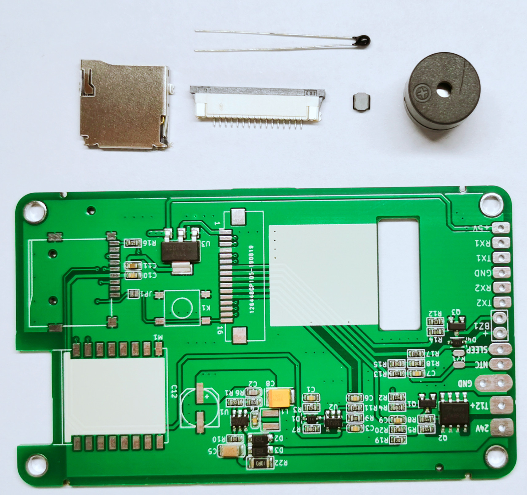 T12 white soldering iron control board made by shmictrl smart screen
