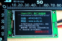 UsartGPU24A Serial touch screen with Chinese character library TFT LCD module intelligent color 2 4 inches