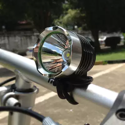Bicycle light headlight headlight USB interface T6 L2 night riding LED strong light outdoor flashlight waterproof