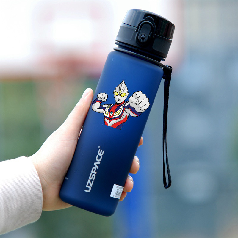 Come and customize Pikachu Ottmann cartoon motion water cup plastic high temperature resistant portable anti-fall primary school