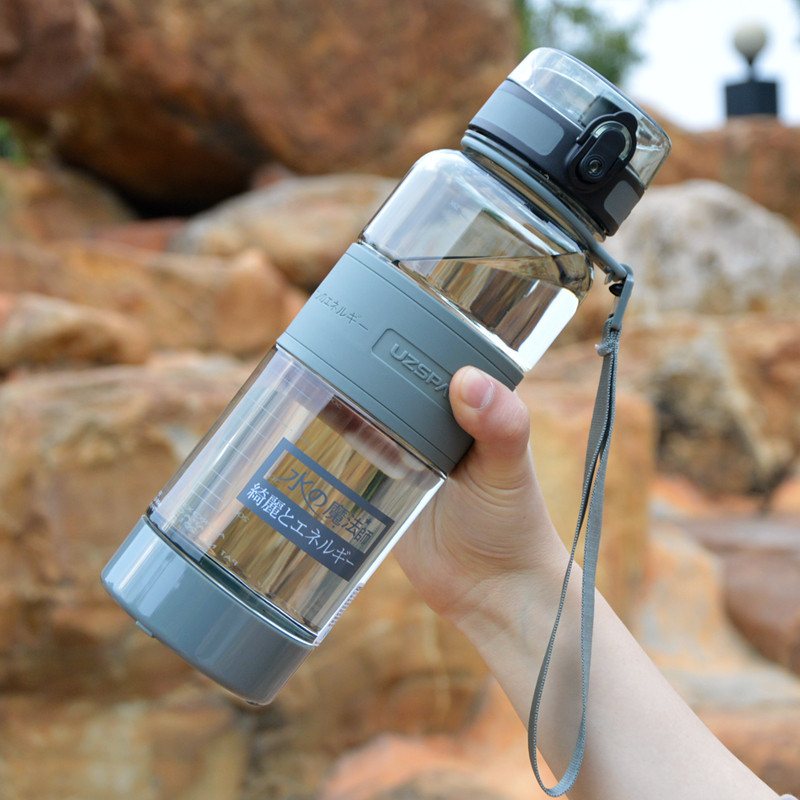 Superior Sports Water Glass Portable Fitness Kettle Large Capacity Water Bottle Plastic Mug Lettering Custom 700ml